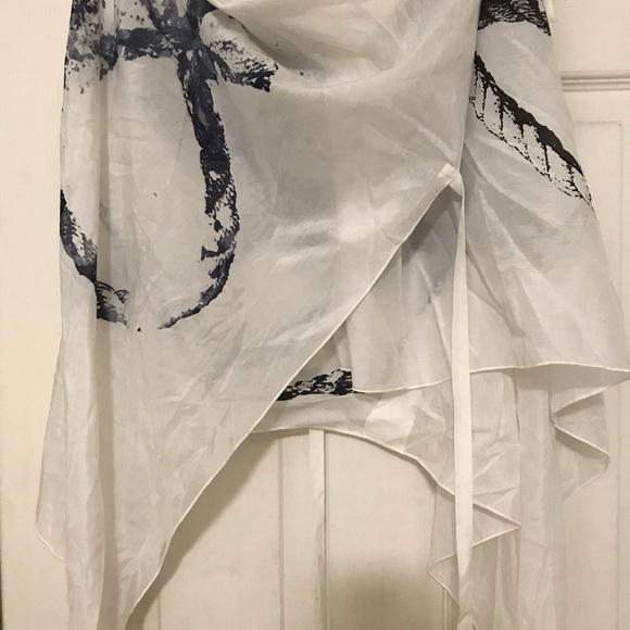 L.A.M.B. Rope print wrap Top - Picture 6 of 15